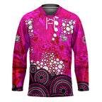 Sydney Sixers Hockey Jersey Graffiti Urban Aboriginal Dot Abstract Design