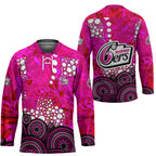 Sydney Sixers Hockey Jersey Graffiti Urban Aboriginal Dot Abstract Design