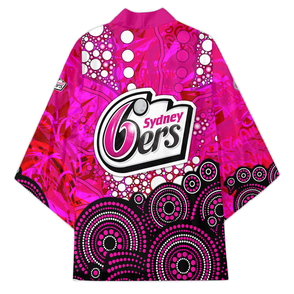 Sydney Sixers Kimono Graffiti Urban Aboriginal Dot Abstract Design