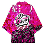 Sydney Sixers Kimono Graffiti Urban Aboriginal Dot Abstract Design