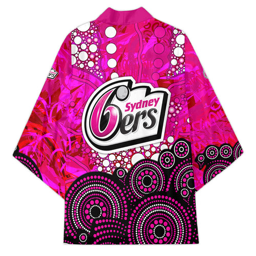 Sydney Sixers Kimono Graffiti Urban Aboriginal Dot Abstract Design
