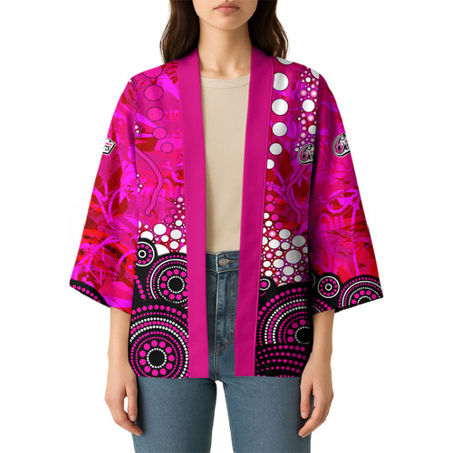 Sydney Sixers Kimono Graffiti Urban Aboriginal Dot Abstract Design