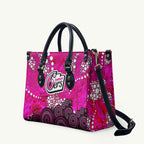 Sydney Sixers Leather Bag Graffiti Urban Aboriginal Dot Abstract Design