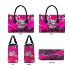 Sydney Sixers Leather Bag Graffiti Urban Aboriginal Dot Abstract Design