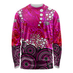 Sydney Sixers Long Sleeve Shirt Graffiti Urban Aboriginal Dot Abstract Design