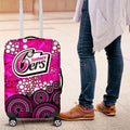 Sydney Sixers Luggage Cover Graffiti Urban Aboriginal Dot Abstract Design