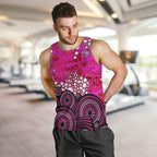 Sydney Sixers Men Tank Top Graffiti Urban Aboriginal Dot Abstract Design