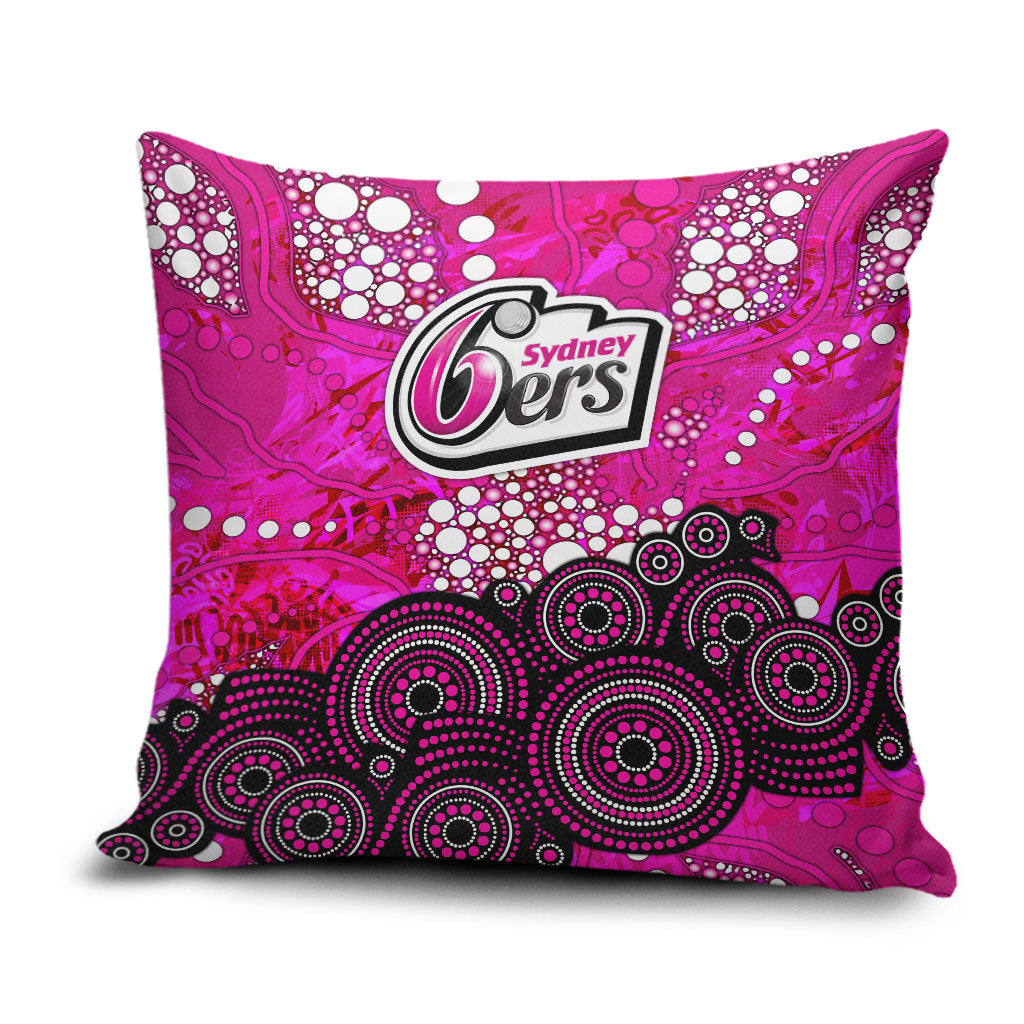 Sydney Sixers Pillow Cover Graffiti Urban Aboriginal Dot Abstract Design