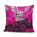 Sydney Sixers Pillow Cover Graffiti Urban Aboriginal Dot Abstract Design