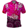 Sydney Sixers Polo Shirt Graffiti Urban Aboriginal Dot Abstract Design