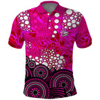 Sydney Sixers Polo Shirt Graffiti Urban Aboriginal Dot Abstract Design