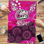 Sydney Sixers Puzzle Graffiti Urban Aboriginal Dot Abstract Design
