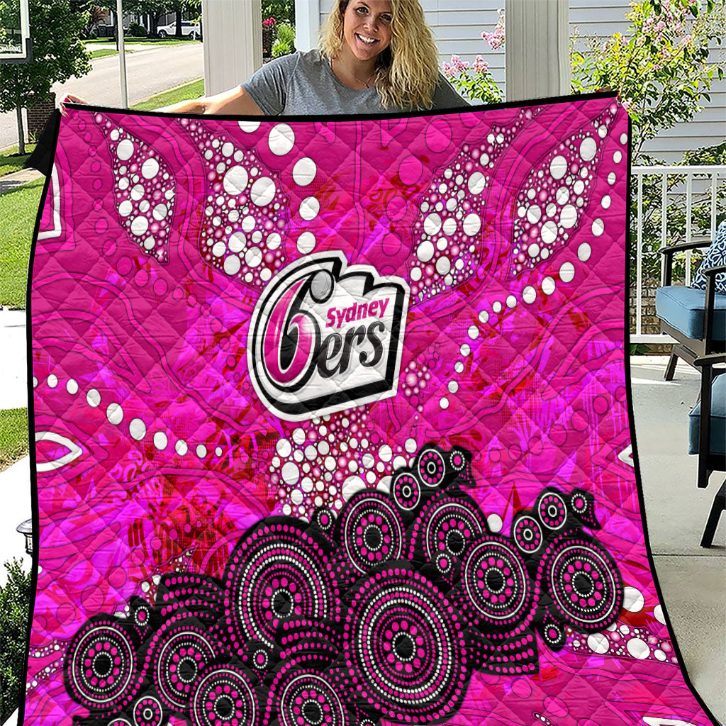 Sydney Sixers Quilt Graffiti Urban Aboriginal Dot Abstract Design