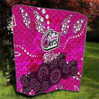 Sydney Sixers Quilt Graffiti Urban Aboriginal Dot Abstract Design