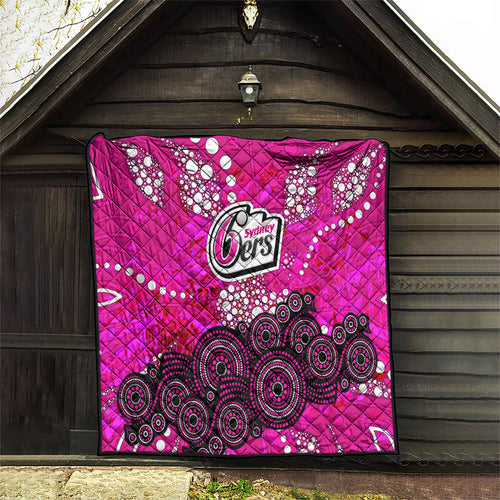 Sydney Sixers Quilt Graffiti Urban Aboriginal Dot Abstract Design