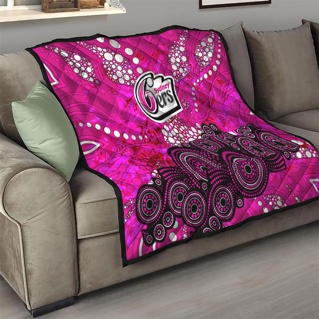 Sydney Sixers Quilt Graffiti Urban Aboriginal Dot Abstract Design