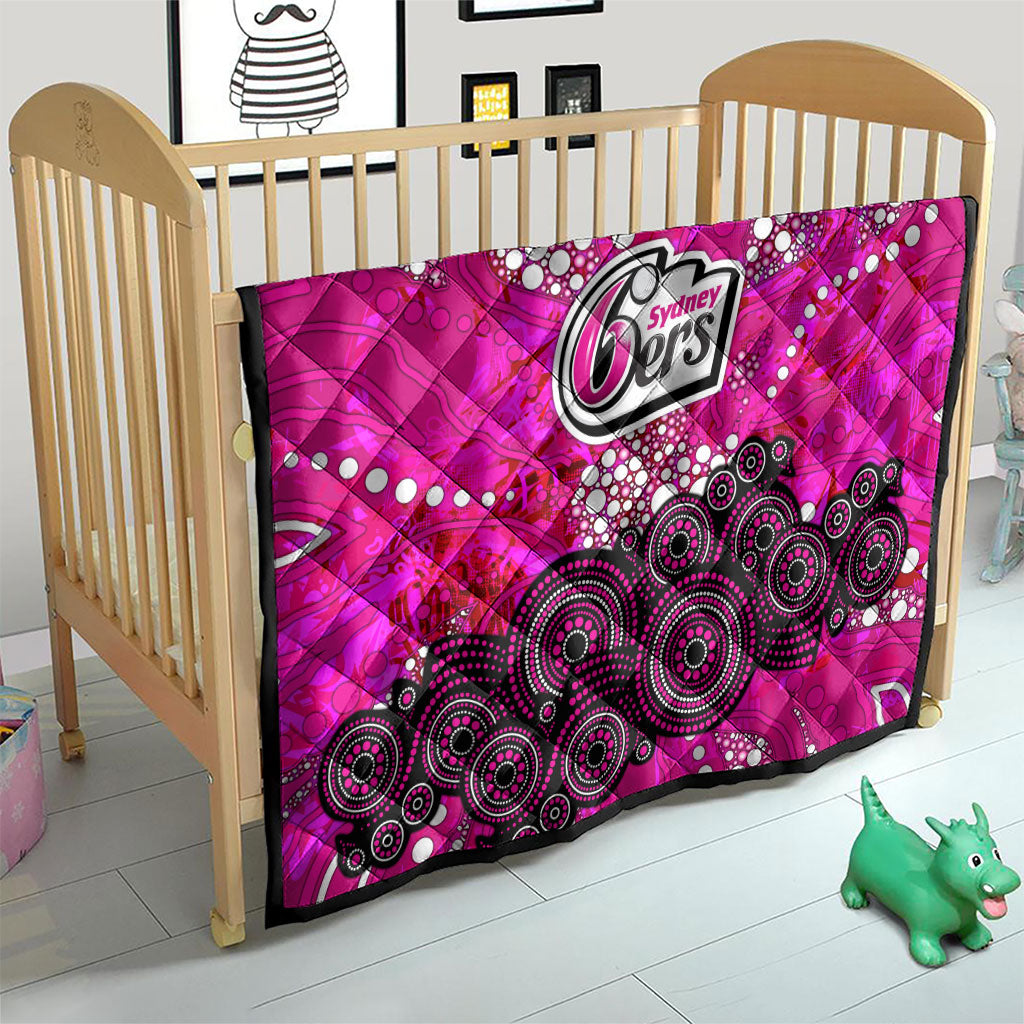 Sydney Sixers Quilt Graffiti Urban Aboriginal Dot Abstract Design