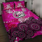 Sydney Sixers Quilt Bed Set Graffiti Urban Aboriginal Dot Abstract Design