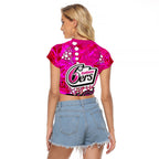 Sydney Sixers Raglan Cropped T Shirt Graffiti Urban Aboriginal Dot Abstract Design