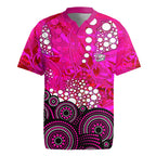 Sydney Sixers Rugby Jersey Graffiti Urban Aboriginal Dot Abstract Design