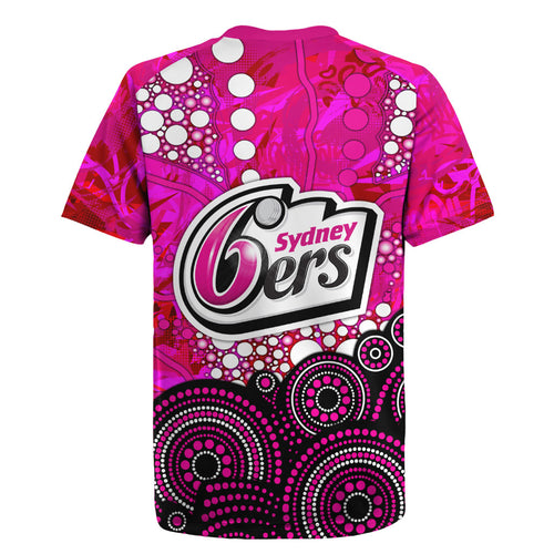 Sydney Sixers Rugby Jersey Graffiti Urban Aboriginal Dot Abstract Design