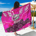 Sydney Sixers Sarong Graffiti Urban Aboriginal Dot Abstract Design