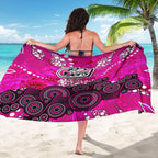 Sydney Sixers Sarong Graffiti Urban Aboriginal Dot Abstract Design