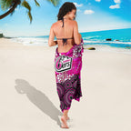 Sydney Sixers Sarong Graffiti Urban Aboriginal Dot Abstract Design