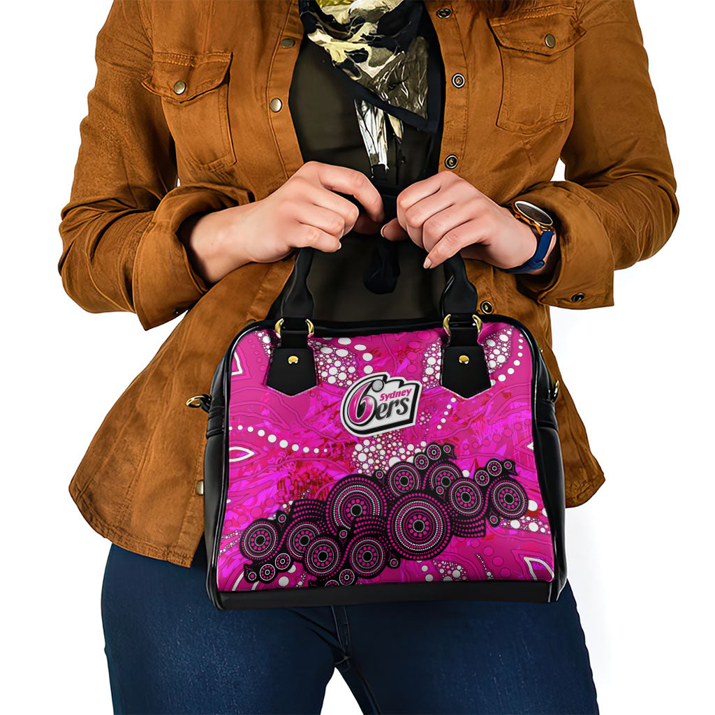 Sydney Sixers Shoulder Handbag Graffiti Urban Aboriginal Dot Abstract Design
