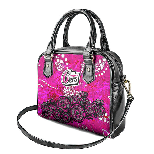 Sydney Sixers Shoulder Handbag Graffiti Urban Aboriginal Dot Abstract Design