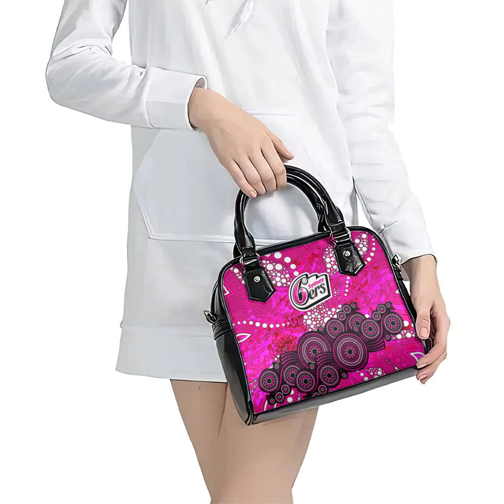 Sydney Sixers Shoulder Handbag Graffiti Urban Aboriginal Dot Abstract Design