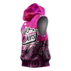Sydney Sixers Sleeveless Hoodie Graffiti Urban Aboriginal Dot Abstract Design