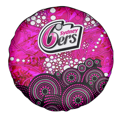 Sydney Sixers Spare Tire Cover Graffiti Urban Aboriginal Dot Abstract Design