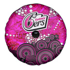 Sydney Sixers Spare Tire Cover Graffiti Urban Aboriginal Dot Abstract Design