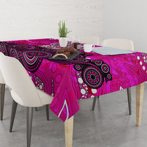Sydney Sixers Tablecloth Graffiti Urban Aboriginal Dot Abstract Design