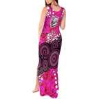 Sydney Sixers Tank Maxi Dress Graffiti Urban Aboriginal Dot Abstract Design