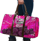 Sydney Sixers Travel Bag Graffiti Urban Aboriginal Dot Abstract Design