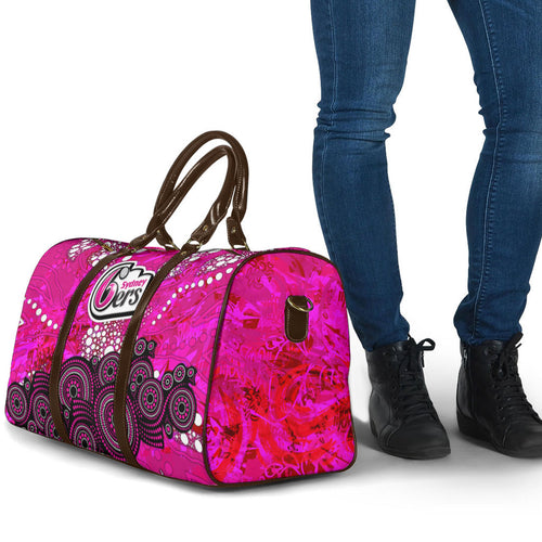 Sydney Sixers Travel Bag Graffiti Urban Aboriginal Dot Abstract Design