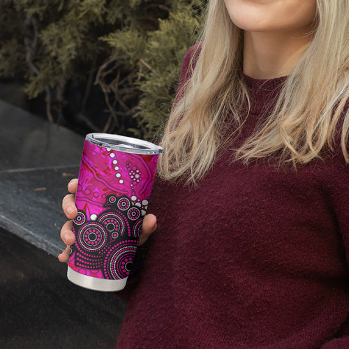 Sydney Sixers Tumbler Cup Graffiti Urban Aboriginal Dot Abstract Design
