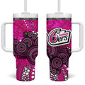 Sydney Sixers Tumbler With Handle Graffiti Urban Aboriginal Dot Abstract Design