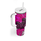 Sydney Sixers Tumbler With Handle Graffiti Urban Aboriginal Dot Abstract Design