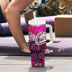 Sydney Sixers Tumbler With Handle Graffiti Urban Aboriginal Dot Abstract Design
