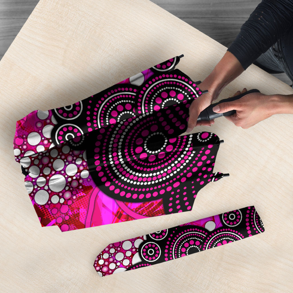 Sydney Sixers Umbrella Graffiti Urban Aboriginal Dot Abstract Design