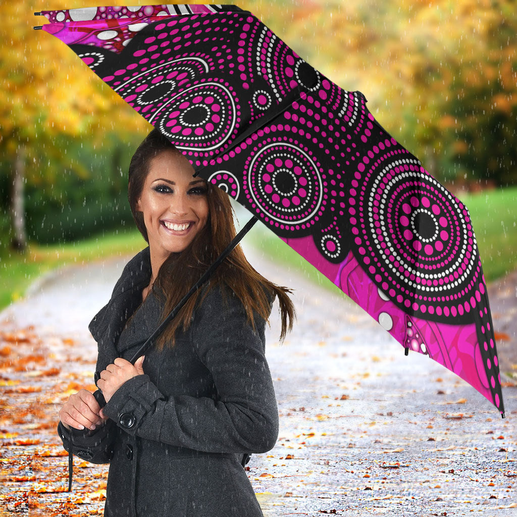 Sydney Sixers Umbrella Graffiti Urban Aboriginal Dot Abstract Design