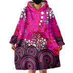 Sydney Sixers Wearable Blanket Hoodie Graffiti Urban Aboriginal Dot Abstract Design