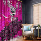 Sydney Sixers Window Curtain Graffiti Urban Aboriginal Dot Abstract Design