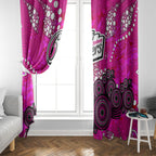 Sydney Sixers Window Curtain Graffiti Urban Aboriginal Dot Abstract Design