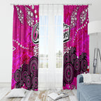 Sydney Sixers Window Curtain Graffiti Urban Aboriginal Dot Abstract Design
