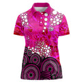 Sydney Sixers Women Polo Shirt Graffiti Urban Aboriginal Dot Abstract Design