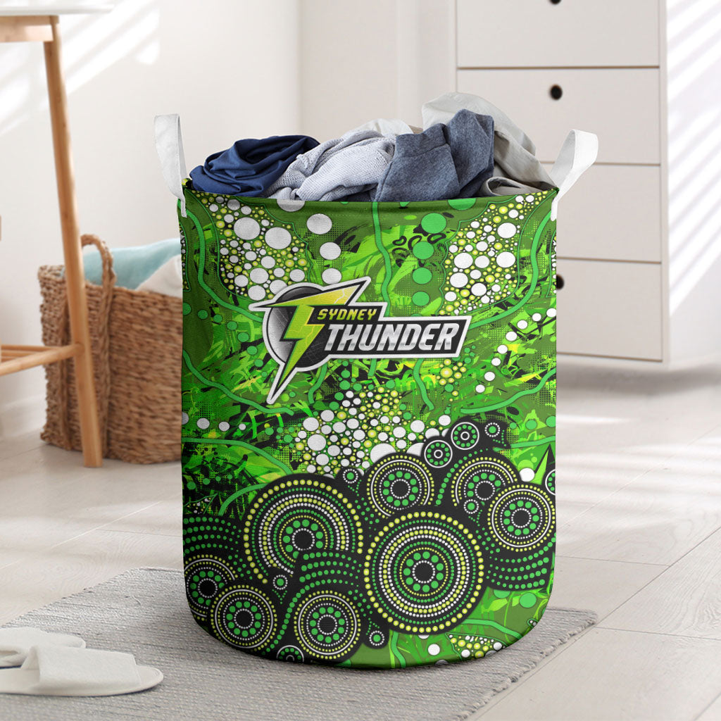 Sydney Thunder Laundry Basket Graffiti Urban Aboriginal Dot Abstract Design